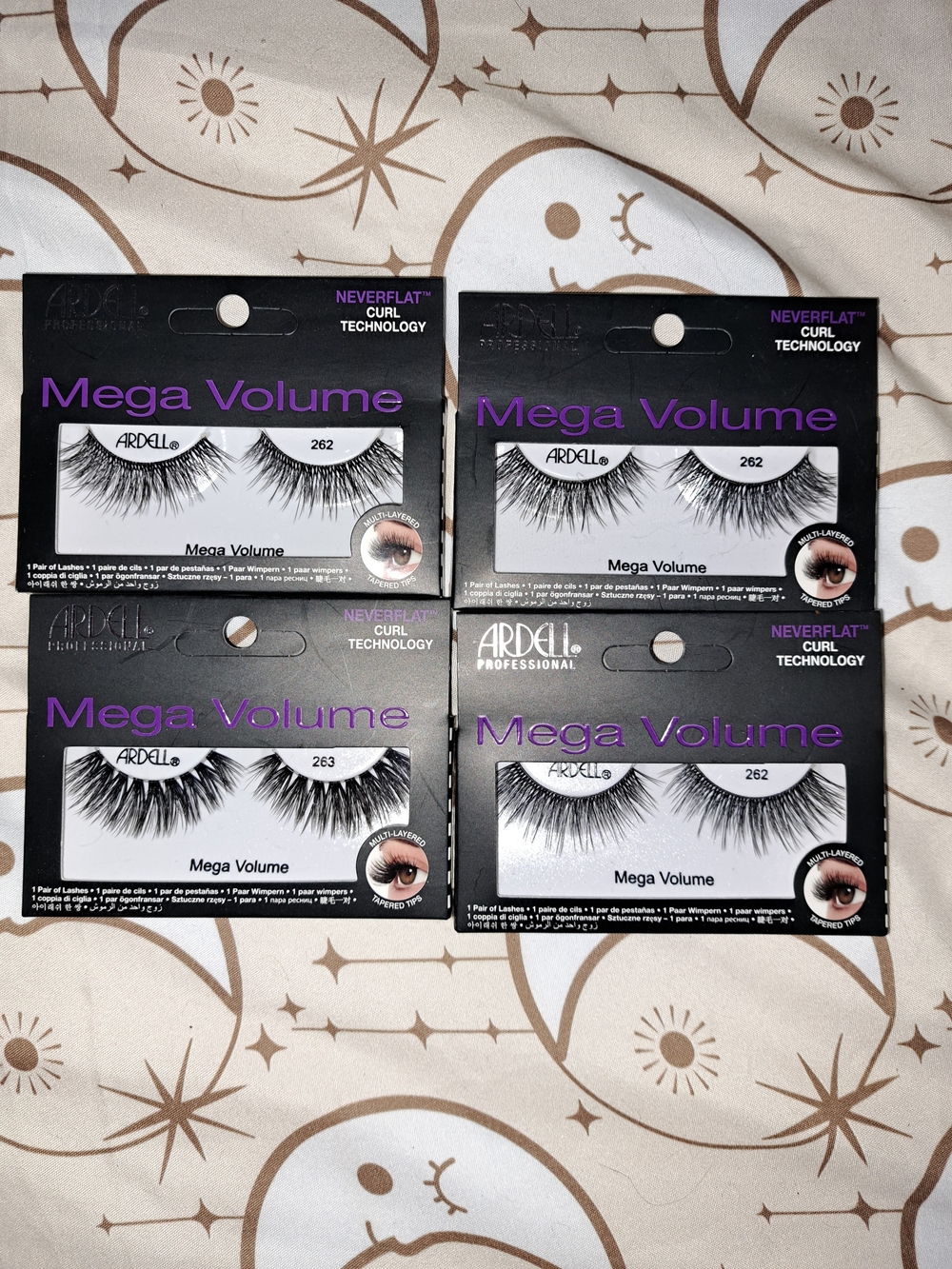 Ardell Mega Volume False Lashes (Black) - 4 Packs